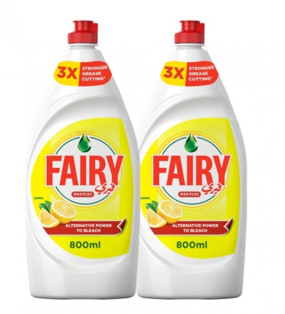 سائل تنظيف الأطباق Fairy (800 مل × 2)